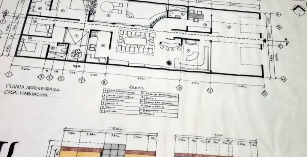 planos de arquitectura de una casa